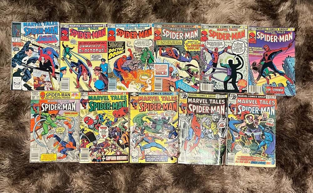 11 Starring Spider-Man issues: 118,134.132,97,152,226,142,149,140,137,101